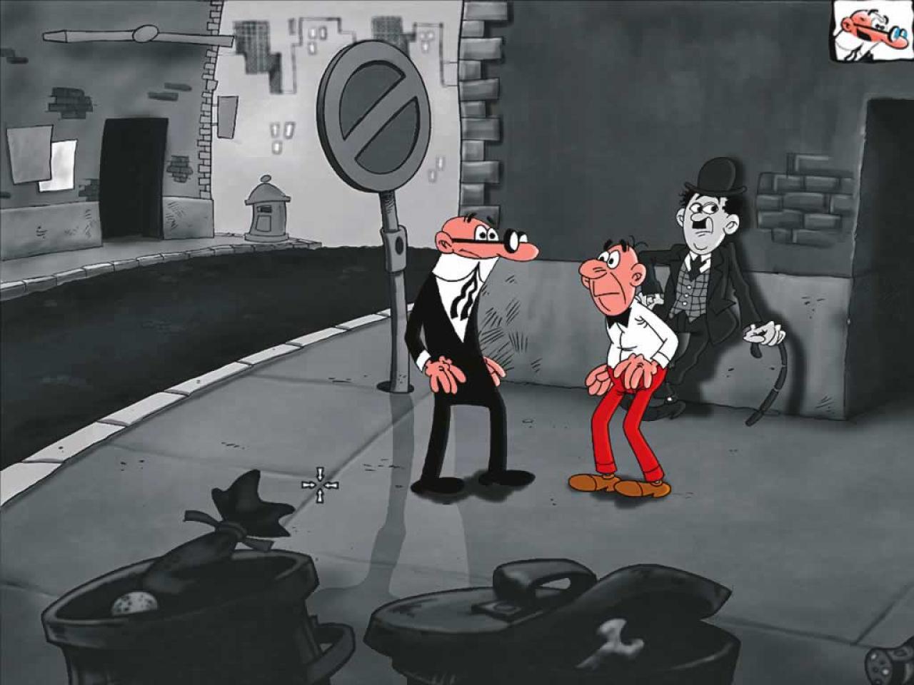 [12/11/2004] In der Stummfilmwelt sehen Clever und Smart schwarz. Und weiß.