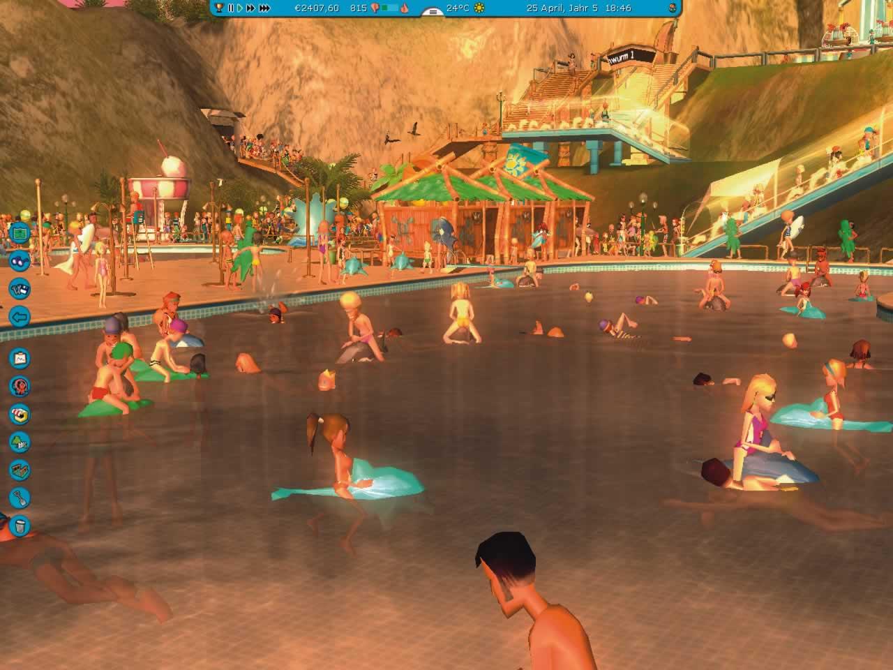 [23/06/2005] Mehr Geld als ein Freibad garantiert Ihnen keine andere Attraktion. Selbst bei kälterer Witterung ist die Hölle los.