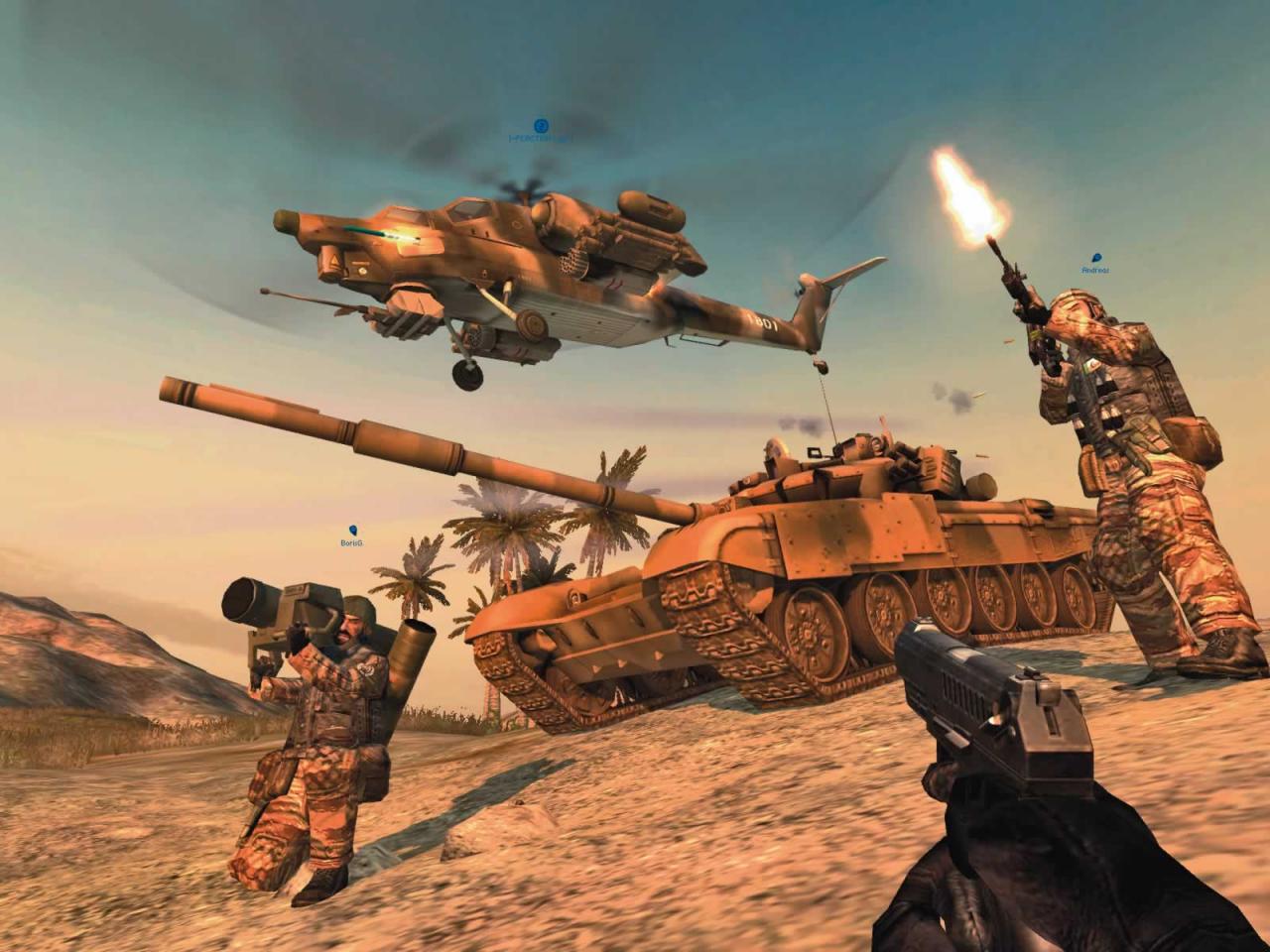[06/07/2005] Die Koaliton des Mittleren Ostens (MEC) setzt vornehmlich russisches Kriegsgerät ein, etwa den T-90 (Panzer) oder die Mi-28 Hind.