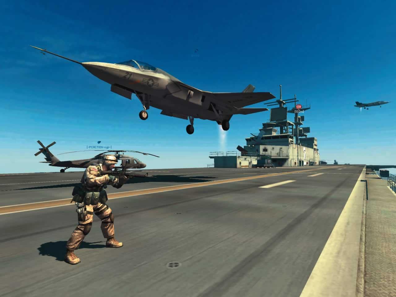 [06/07/2005] Der F-35 Joint Strike Fighter ist der einzige Senkrechtstarter in Battlefield 2.