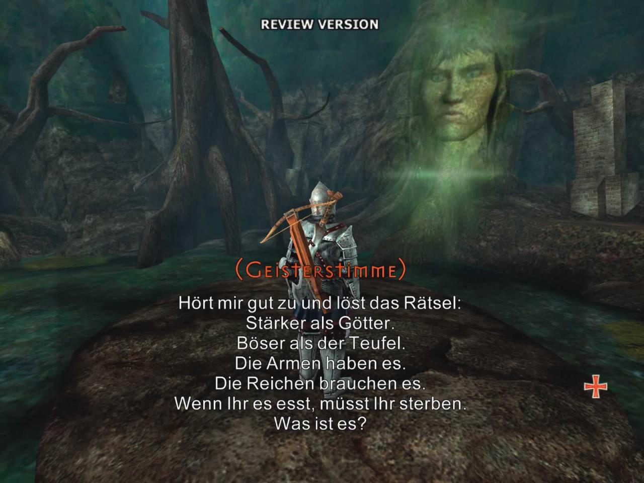 [21/10/2005] Für einen Hack-&-Slay-Titel gibts in Knights of the Temple 2 verhältnismäßig viele Rätsel. Wirklich schwierig sind diese aber nicht.