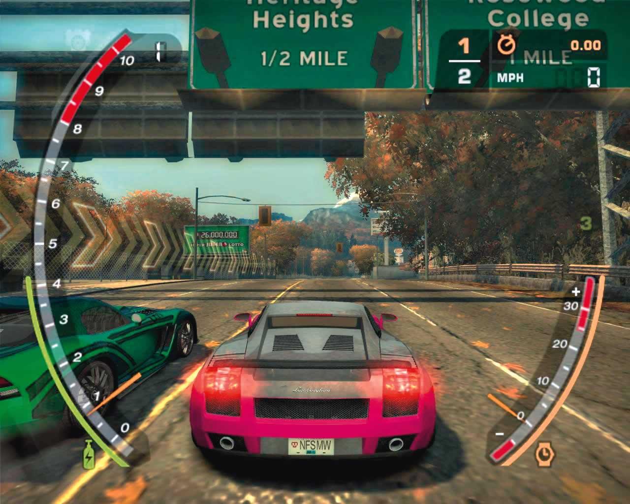 [25/11/2005] Die aus Need for Speed Underground 2 bekannten Drag-Rennen machen auch bei Most Wanted einen Heidenspaß.