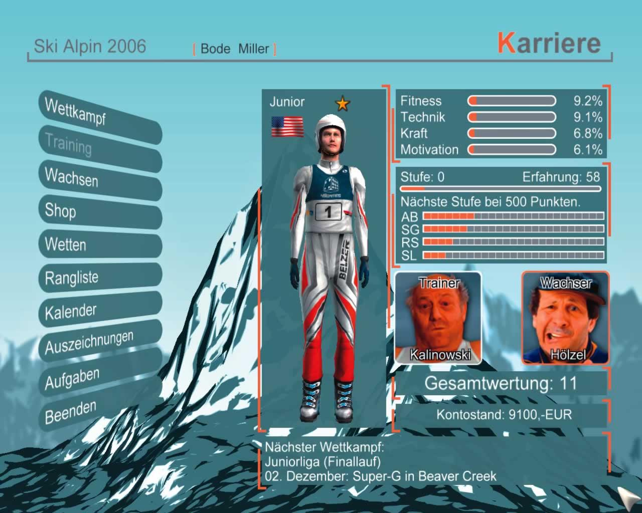 [25/11/2005] Im kurzweiligen Karrieremodus führen Sie einen jungen Nachwuchsfahrer an die Weltcup-Spitze.