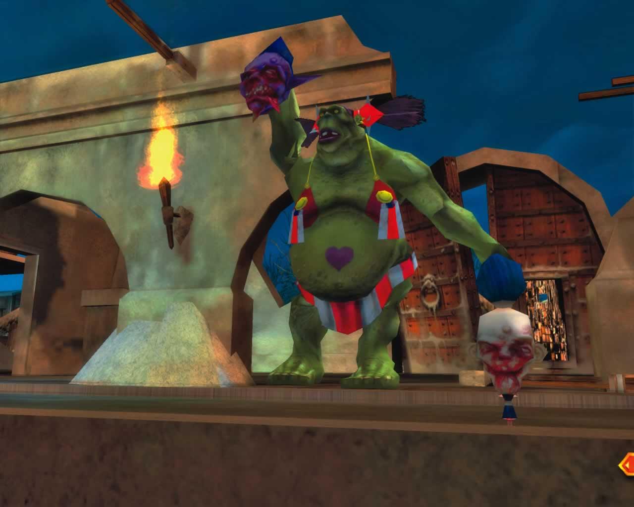 [22/12/2005] Cheerleader wie diese nette Ork-Dame verschaffen den Spielfiguren einen Motivationsschub.