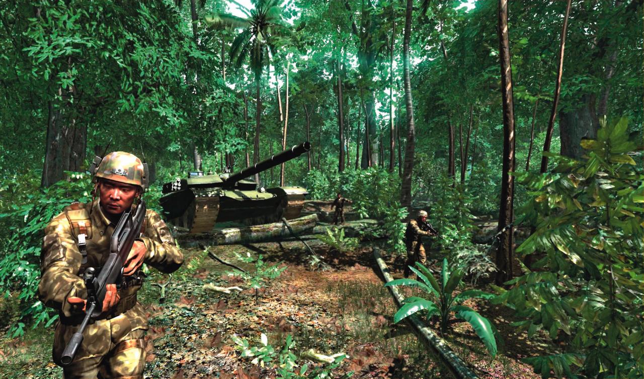 [19/04/2006] Crysis - Wie schon bei Far Cry konnte Crytek mit einer Bombast-Grafik punkten. Niemand glaubte, dass eine solche Optik tatsächlich möglich ist.