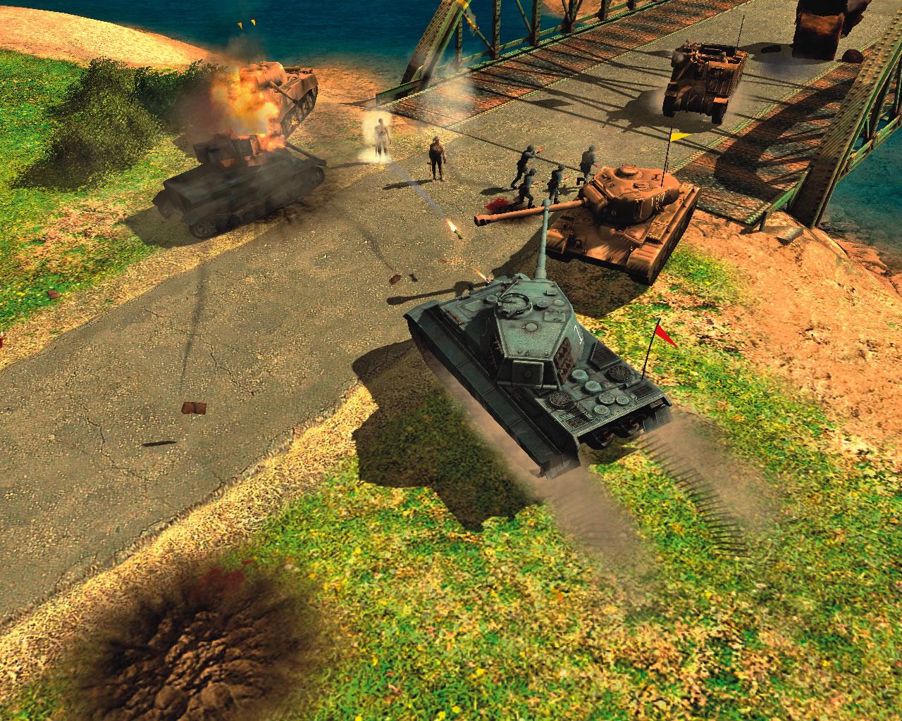 [24/05/2006] Die komplett überarbeitete Gepard-Engine sorgt für besonders detaillierte und hübsch anzuschauende Einheiten.