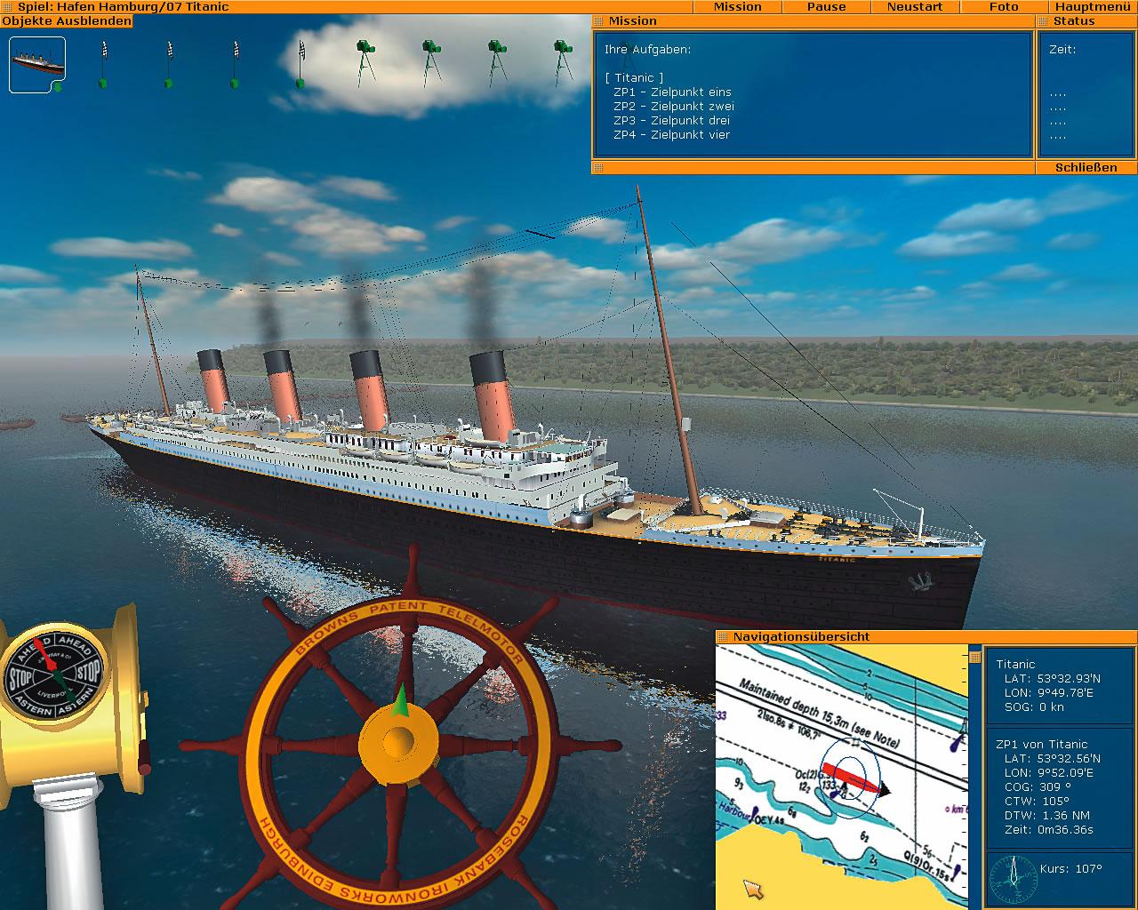 [23/05/2006] Im Spielverlauf steuern Sie sogar die Titanic. 