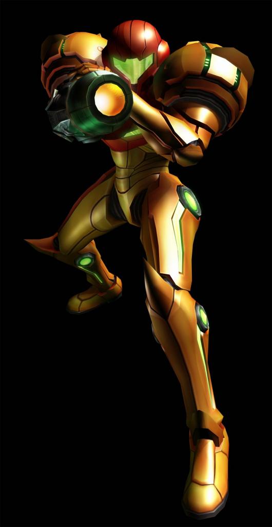 [12/05/2006] Warum sich mit einer kleinen Pistole begnügen, wenn man seinen kompletten Arm zu einer riesigen Kanone umfunktionieren kann? Samus Aran aus den diversen Metroid-Teilen teilt auch mit der Kanone ihres Anzugs ordentlich aus.