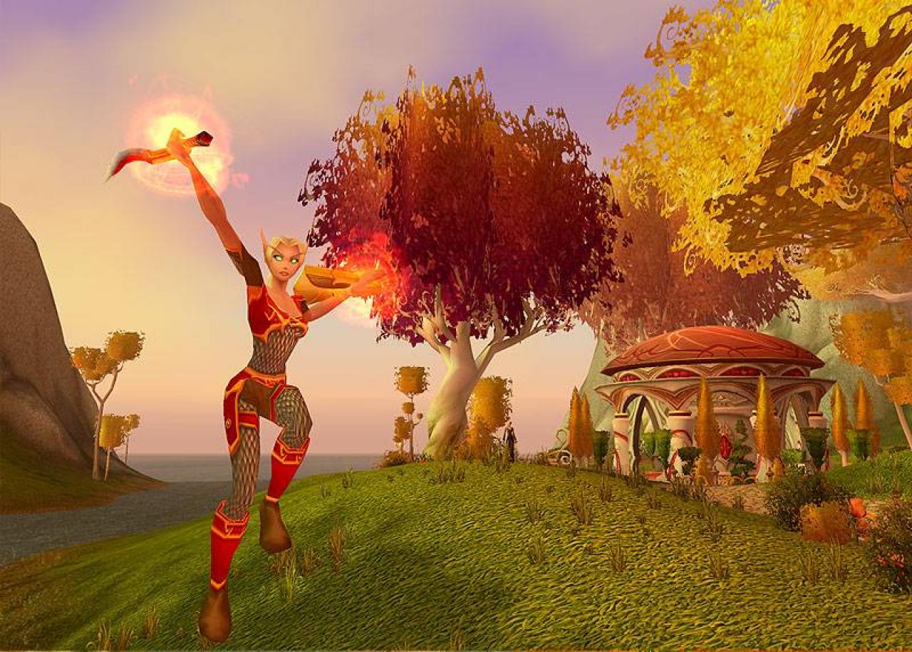 [19/05/2006] Die Überreste von Draenor bilden die Scherbenwelt. Dorthin verschlug es die Spieler bereits in der ersten WoW-Erweiterung The Burning Crusade. (16)
