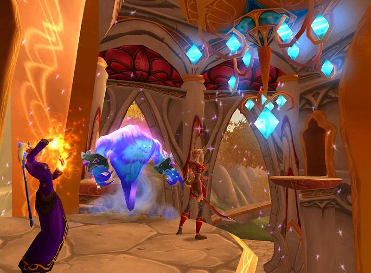 [19/05/2006] Die Überreste von Draenor bilden die Scherbenwelt. Dorthin verschlug es die Spieler bereits in der ersten WoW-Erweiterung The Burning Crusade. (14)