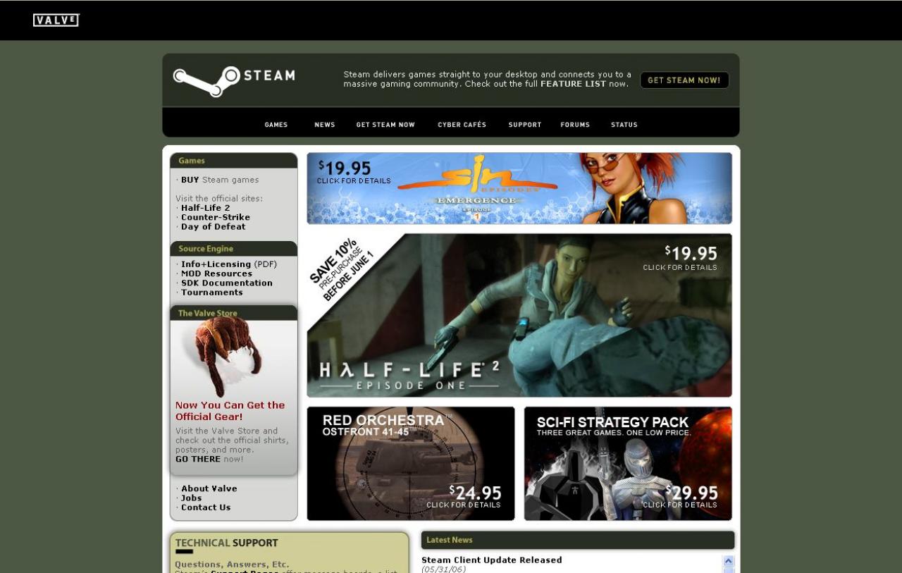 [01/06/2006] Valve soll die Verkaufszahlen der Spiele rausrücken.