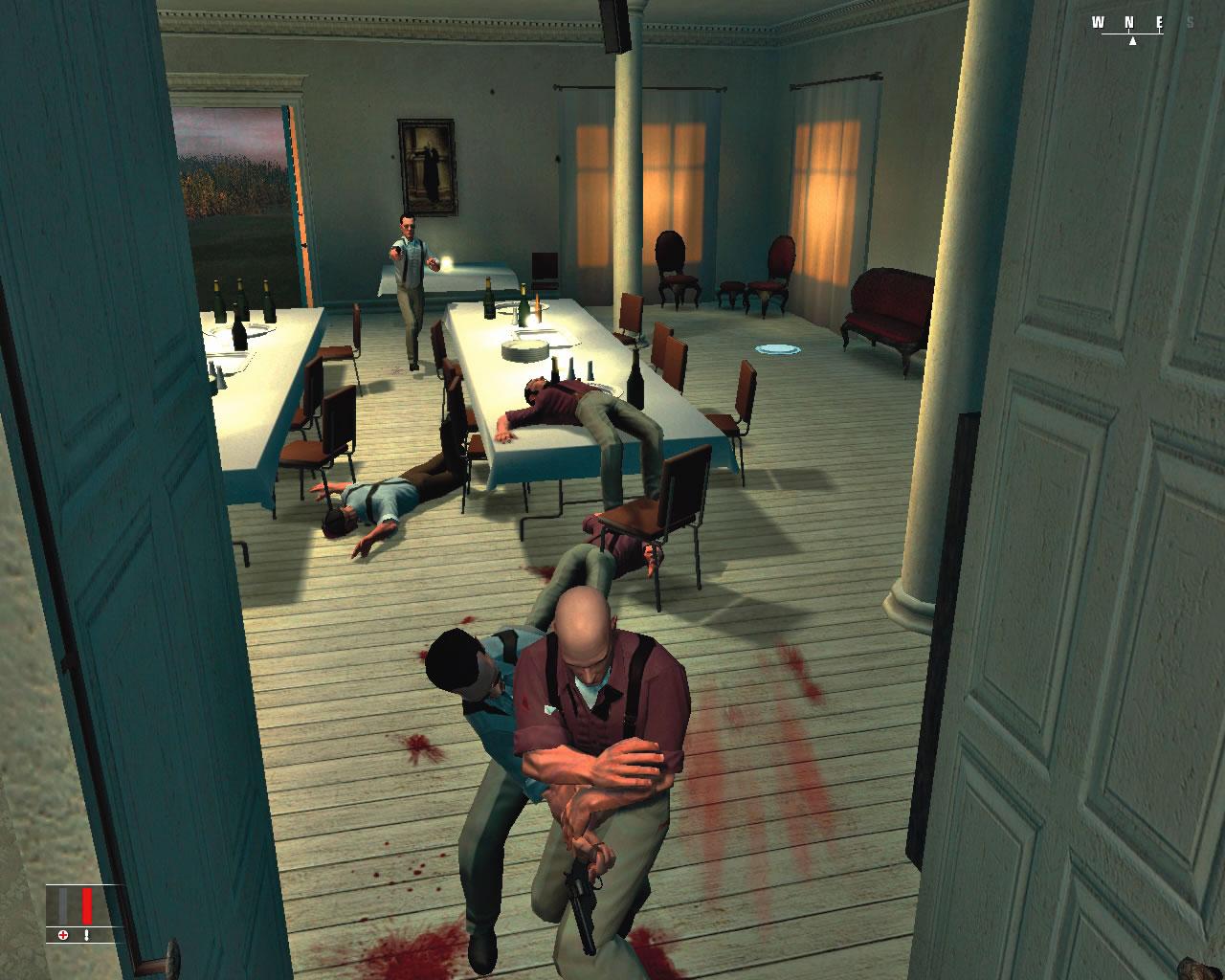 [01/06/2006] Hitman: Blood Money bot nicht nur kleinere Bluteffekte, sondern auch üble Moves. Das generelle Setting als Auftragsmörder ist ebenfalls nicht jedermanns Sache.