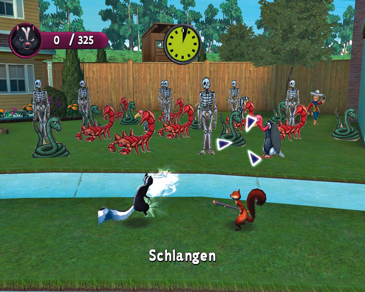 [20/07/2006] In diesem Minispiel gilt es, unter Zeitdruck Treffer zu landen.