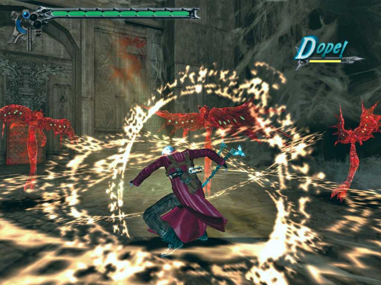 [21/07/2006] Nein, das ist kein Grafikfehler, sondern einer der vielen misslungenen Effekte. Offenbar wurde die Optik ohne Überarbeitung von der Playstation 2 auf den PC übertragen.