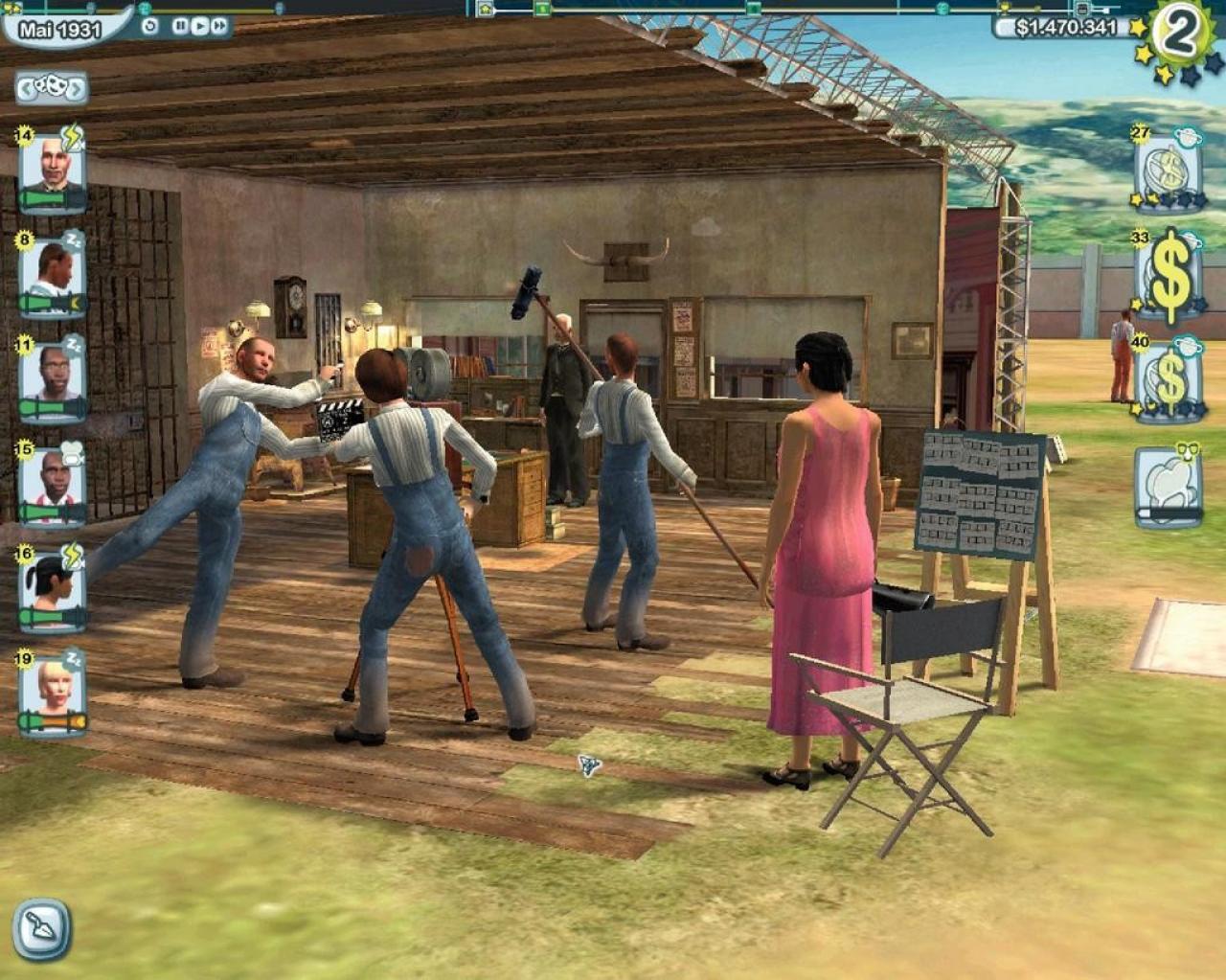 [28/07/2006] Wer schon immer mal seinen eigenen Hollywood-Blockbuster drehen und die große Nummer im Filmbusiness spielen wollte, der kann dies in Peter Molyneuxs Simulation The Movies. Das Computerspiel von Lionhead Studios erschien im November 2005, konnte jedoch leider nicht den wirtschaftlichen Erfolg feiern, den sich die Entwickler gewünscht haben. Sehr schade, handelt es sich bei The Movies doch um ein astreines Game mit hohem Suchtfaktor.