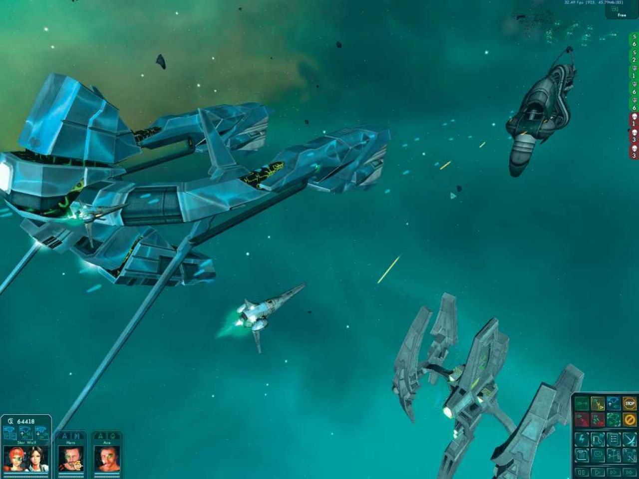 [25/08/2006] Ein Schlachtschiff des Imperiums greift eine schwer verteidigte Alien-Basis an.