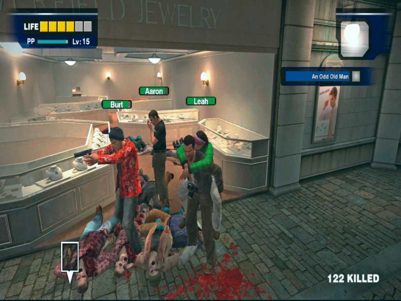 [14/08/2006] Wenn man im Zombie-Spiel Dead Rising auf Überlebende trifft, weiß man manchmal nicht, ob man mit den virtuellen Gesellen oder sich selbst Mitleid haben soll. Die NPCs können zwar Waffen tragen, aber das hilft ihnen nur bedingt, wenn sie anstatt in Richtung Ausgang lieber in eine Horde blutrünstiger Untoter stolpern.