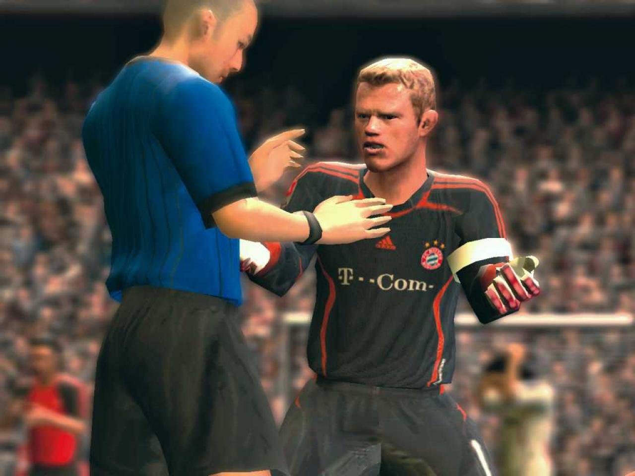 [21/09/2006] Oliver Kahn kann es nicht fassen, dass er einen Strafstoß verursacht haben soll.