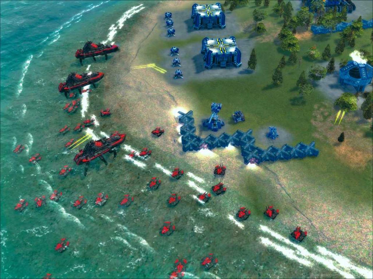 [19/09/2006] Es folgen weitere Spiele, die im LAN funktionieren. Wir beginnen mit Supreme Commander.