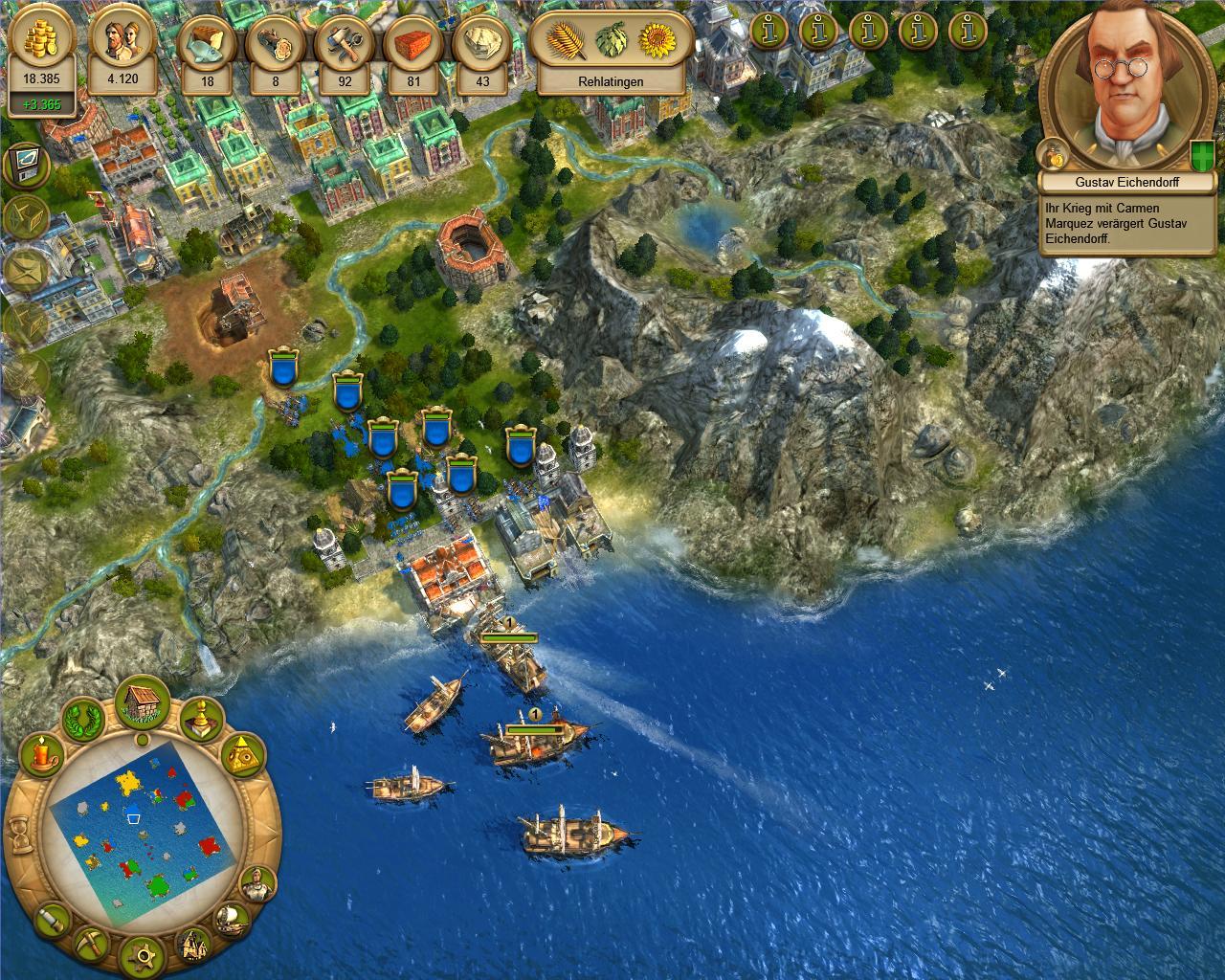 [24/10/2006] Anno 1701 ist das erste Strategiespiel der Top-Liste und rangiert auf Platz 24 mit insgesamt 33 Stimmen.