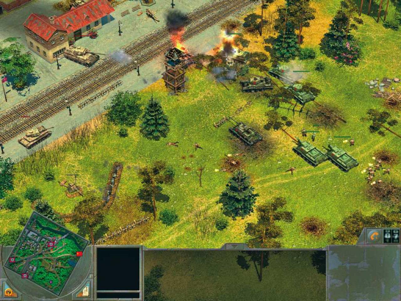 [19/10/2006] Die kleinen grünen Panzer unterscheiden sich kaum von der Landschaft.