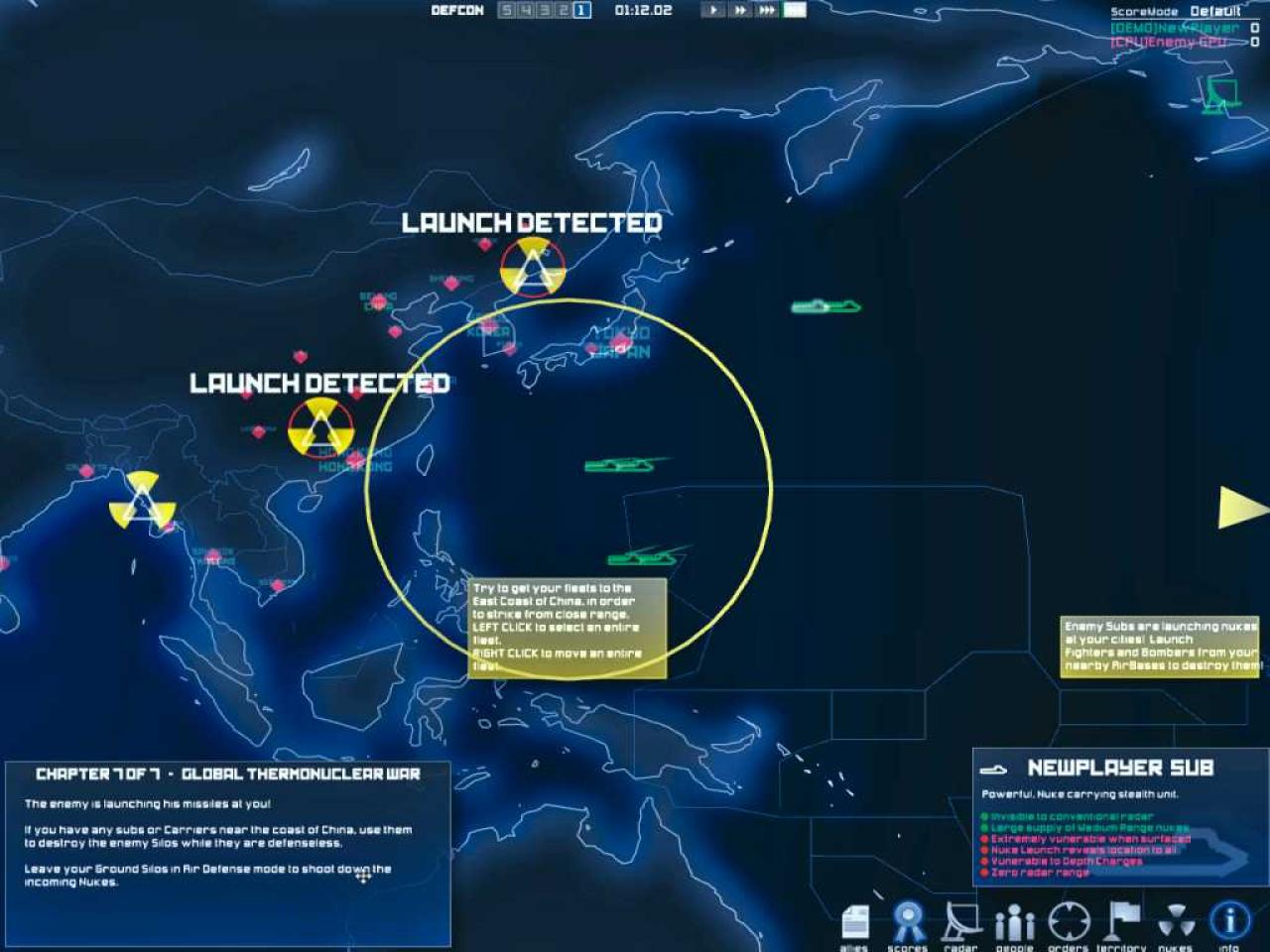 [18/10/2006] Der Gegner greift massiv mit Cruise-Missiles an.