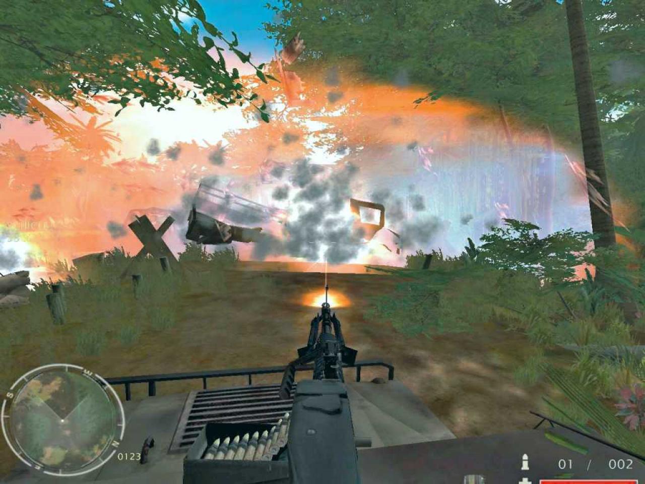 [21/11/2006] Die Grafik ist ordentlich, die Explosionen effektreich.