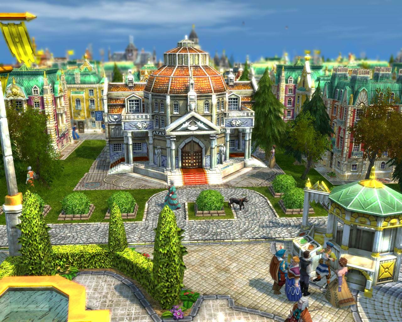 [02/11/2006] Wer richtig stilvolle Gebäude sucht, freut sich auf den Look der Aristokraten in Anno 1701. Mehr Prunk und Dekadenz findet man nur im Schloss der Königin!