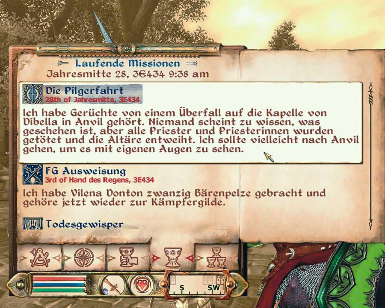 [21/12/2006] Das Questlog empfiehlt, nach Anvil zu reisen ... aber erst, wenn man schon dort ist.