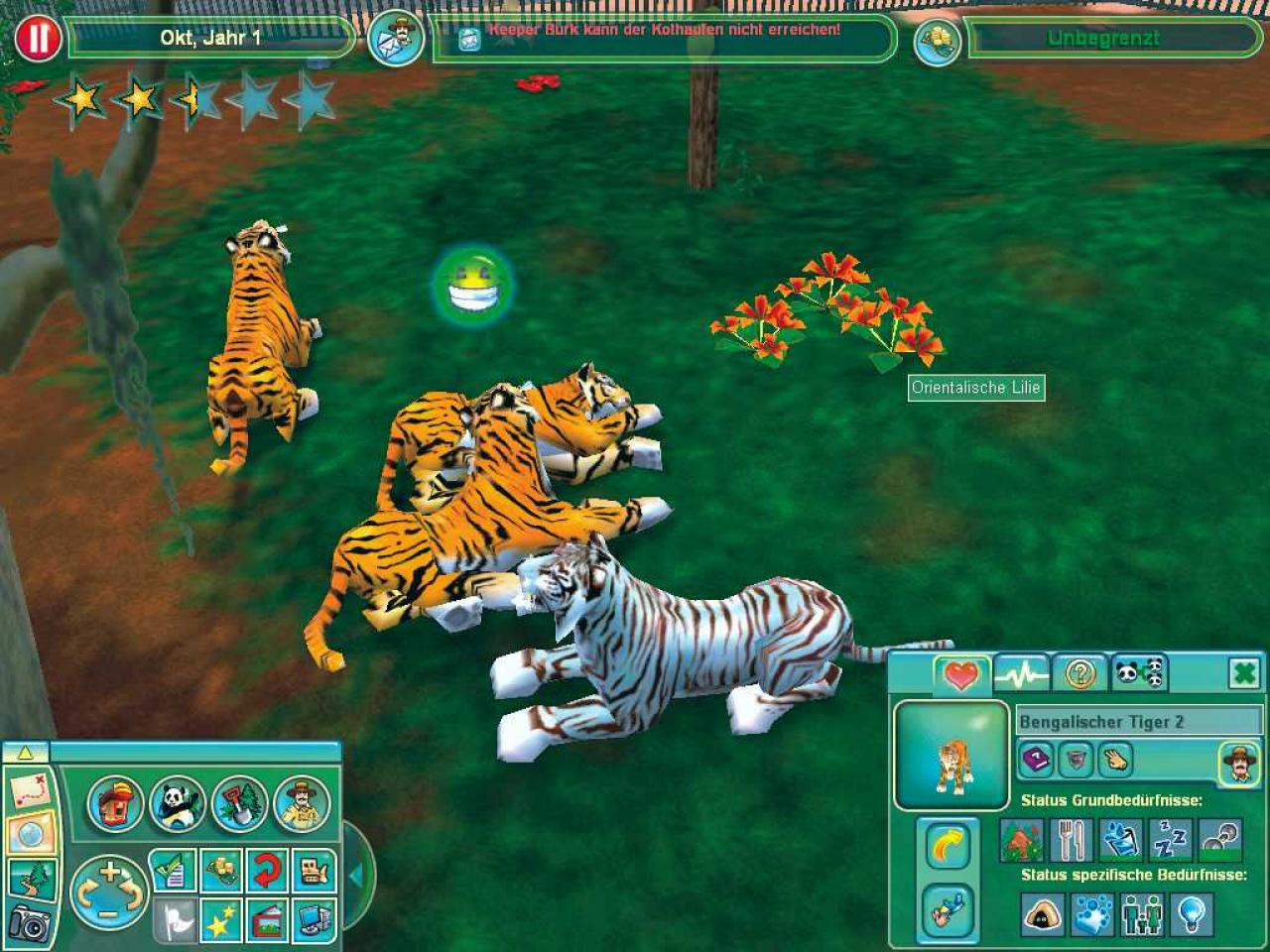 [20/12/2006] Leservorschlag - Mit dem neuen Ableger auf der Xbox One haben die Zoo Tycoon-Macher einen guten Einstand auf die Konsole abgeliefert. Doch unsere Leser kehren auch gern wieder zum zweiten Teil der Reihe zurück: Inklusive klobiger Tiger.