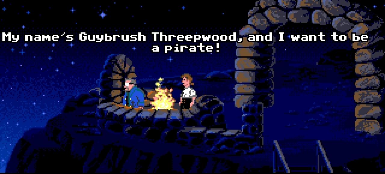 [17/01/2007] >Leservorschlag Ich will Pirat werden! (The Secret of Monkey Island) - Wer mit Monkey Island aufgewachsen ist, wird nie vergessen wie alles begonnen hat. Auf einer Klippe über Mêlée Island trifft Guybrush Threepwood auf den blinden Ausguck und erzählt diesem von seinen Karriereplänen.
