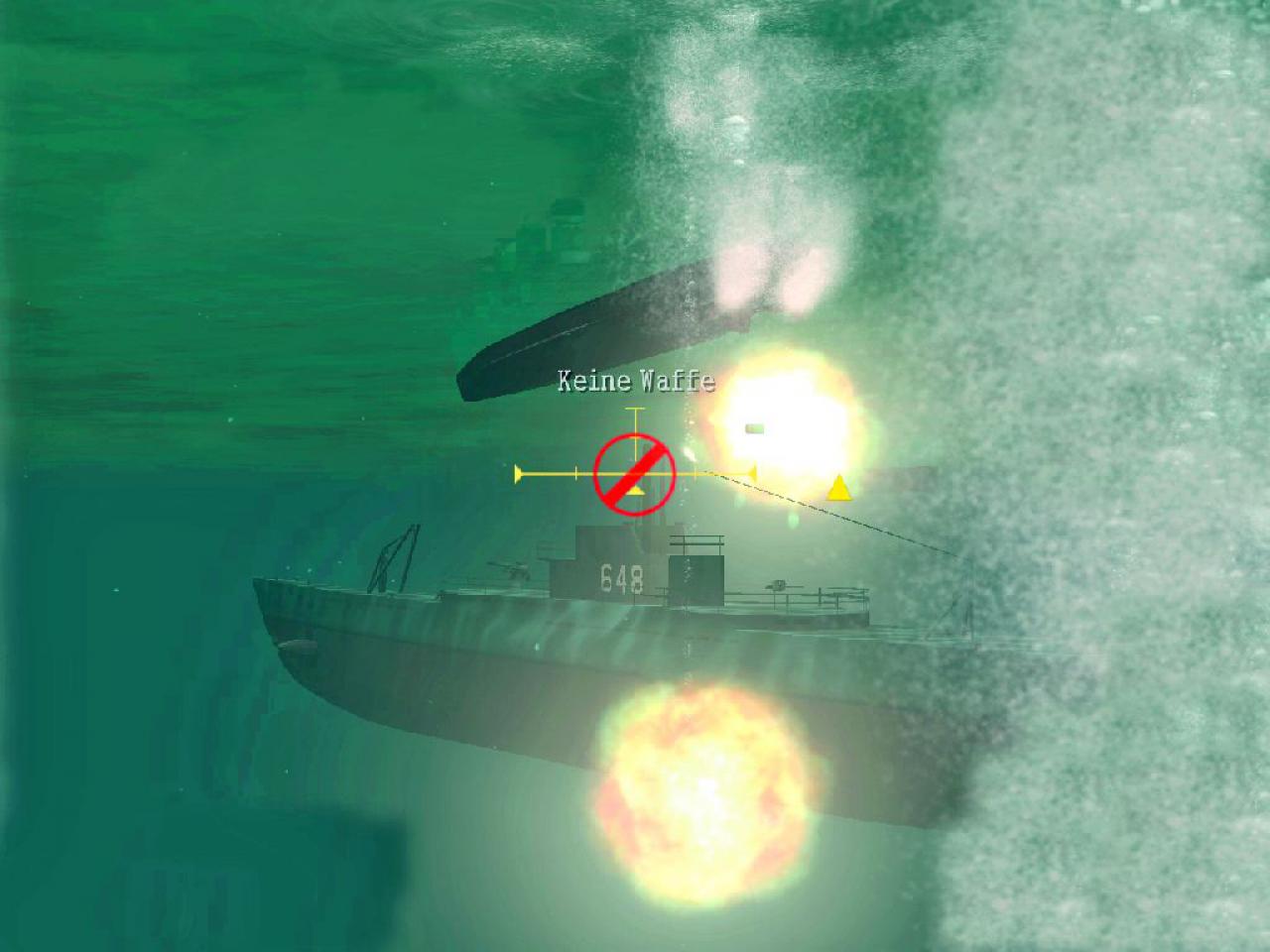 [23/02/2007] Den U-Booten kommen Sie nur mit gut gezielten Wasserbomben bei. 