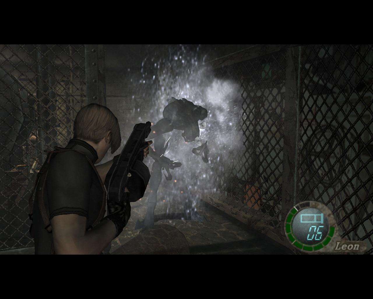 [20/04/2007] Jeder Bosskampf in Resident Evil 4 steht für Spannung pur. Dieses Biest müssen Sie zunächst einfrieren ...