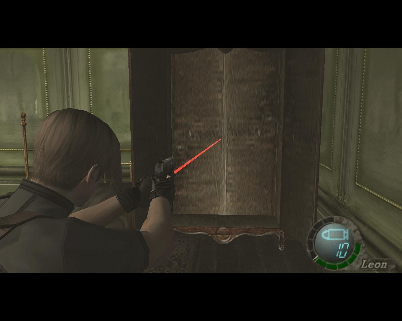 [20/04/2007] Solche hässlichen Texturen rettet auch kein Lichteffekt mehr. Wer in Resident Evil 4 nach Schönheitsfehlern sucht, der findet sie auch.