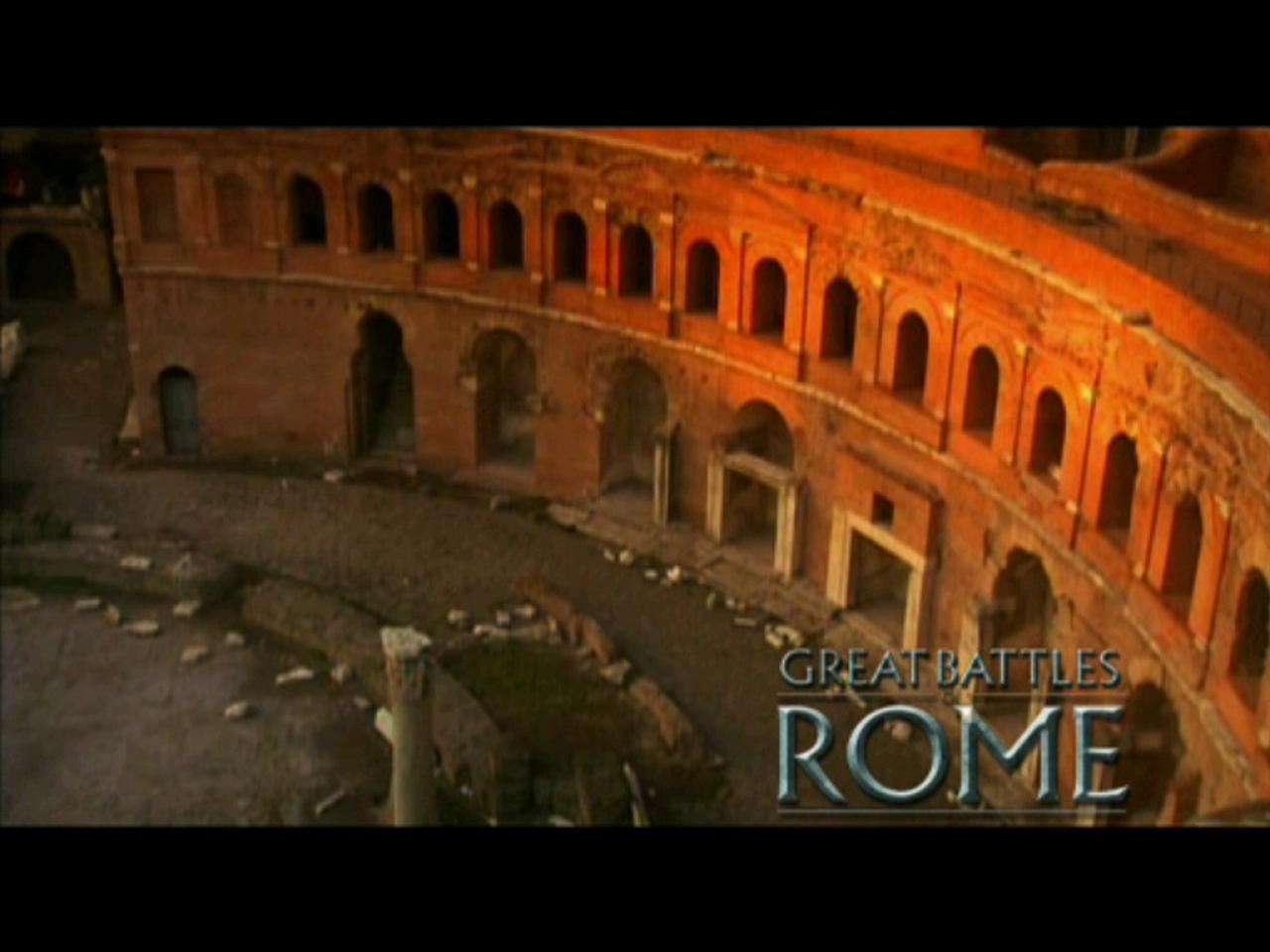 [25/04/2007] Solche Videosequenzen gibt es in Great Battles of Rome häufiger.