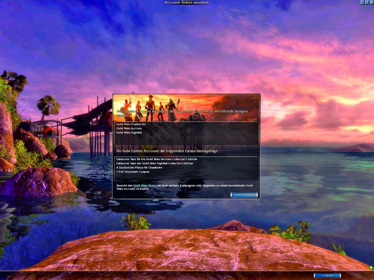 [24/04/2007] Schritt 1: Account-Status