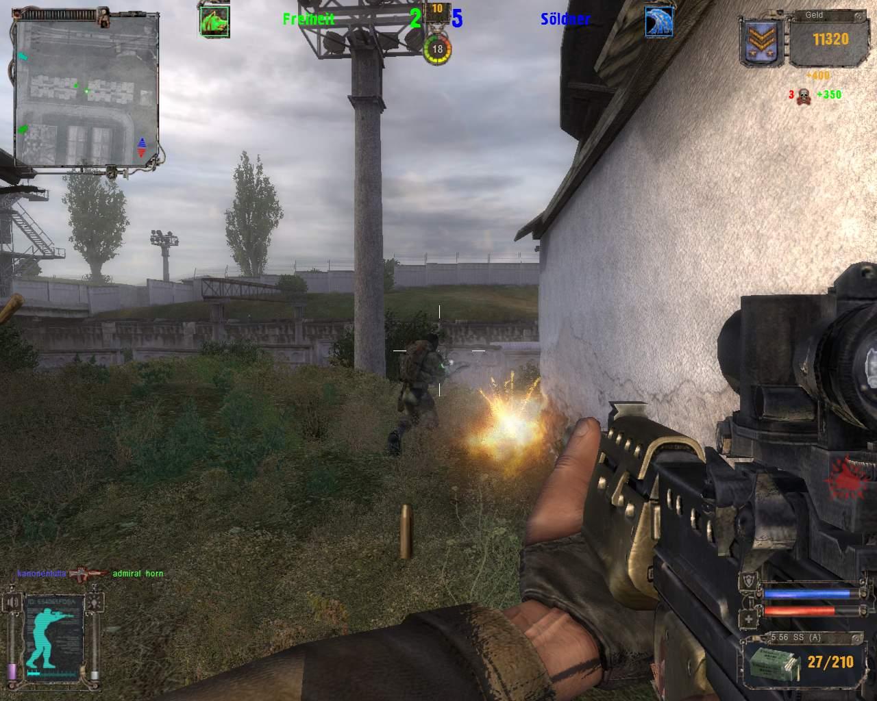 [27/04/2007] Direkt vor unserer Flinte spawnt ein Gegner. Normalerweise ein Grund zur diebischen Freude, wenn uns selbst das nicht auch dauernd passieren würde!