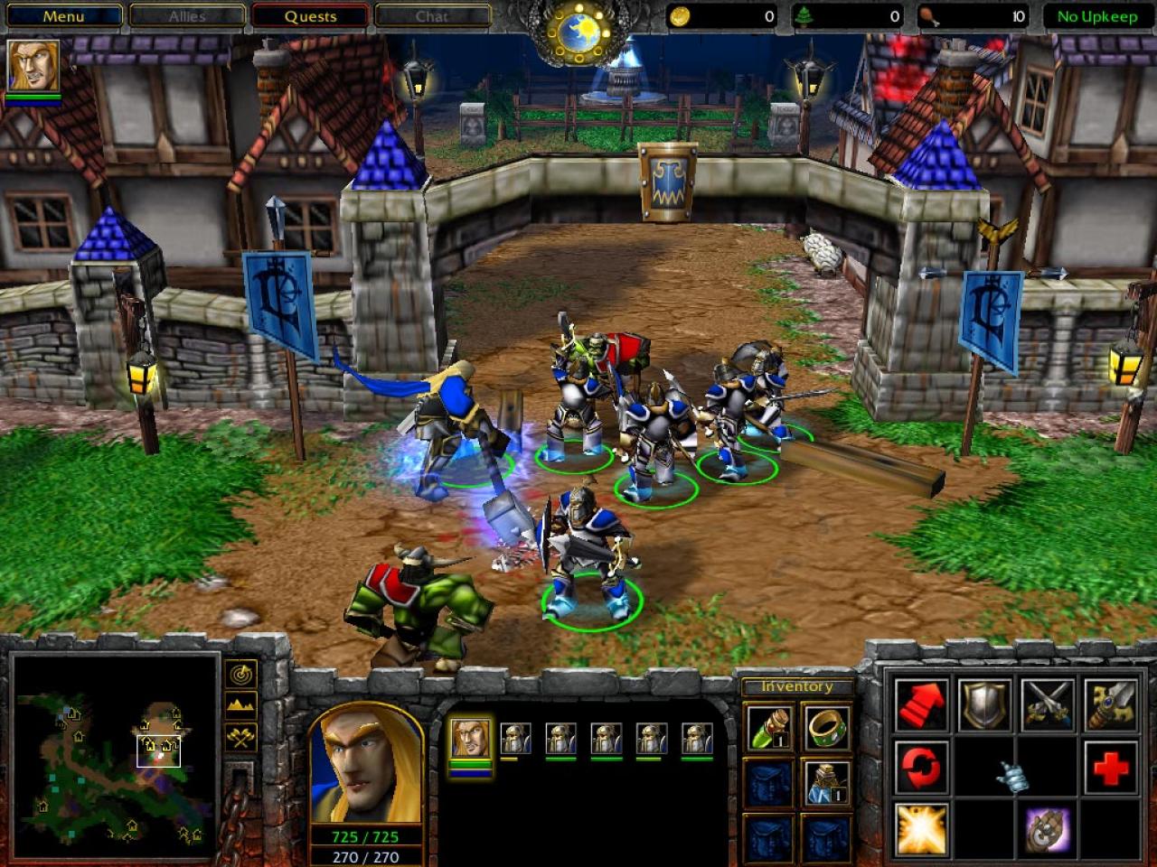 [18/04/2007] Beispielloser Verrat: Paladin Arthas möchte die Menscnheit vor der untoten Geißel retten, wechselt aber am Ende der Kampagne die Seiten.