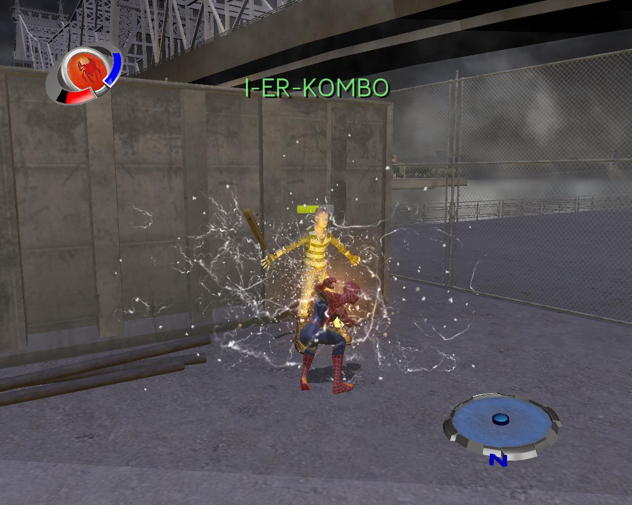 [07/05/2007] Auch Spider-Mans Spinnenfaden ist in den Prügeleien sinnvoll einzusetzten.