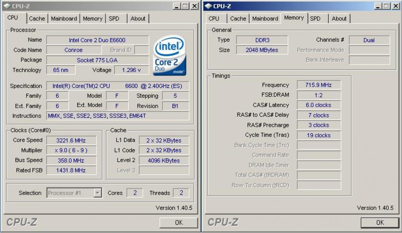 [07/07/2007] CPU-Z-1.40.5-Screenshot