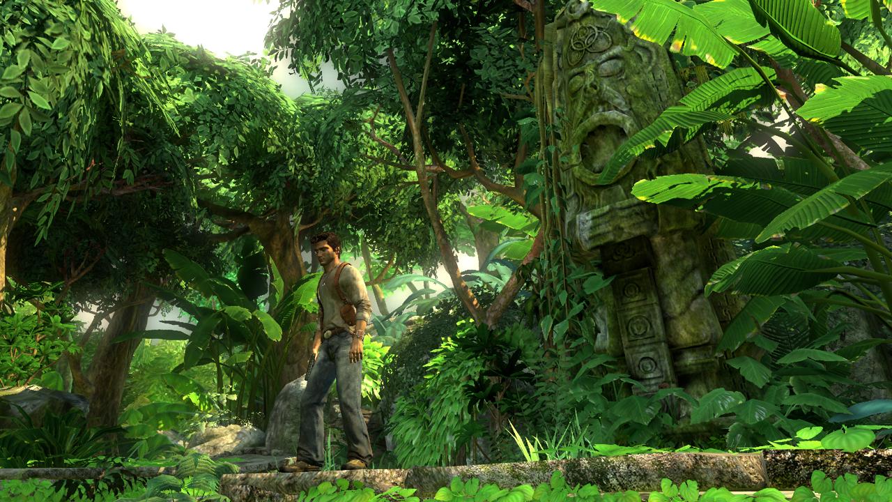 [23/07/2007] Uncharted - Drakes Schicksal: Bei der Uncharted-Reihe spielen die interessanten und ungewöhnlichen Schauplätze eine wichtige Rolle. Besonders die südamerikanischen Wälder strotzten nur so vor Atmosphäre und ließen Abenteuerlust aufkommen.