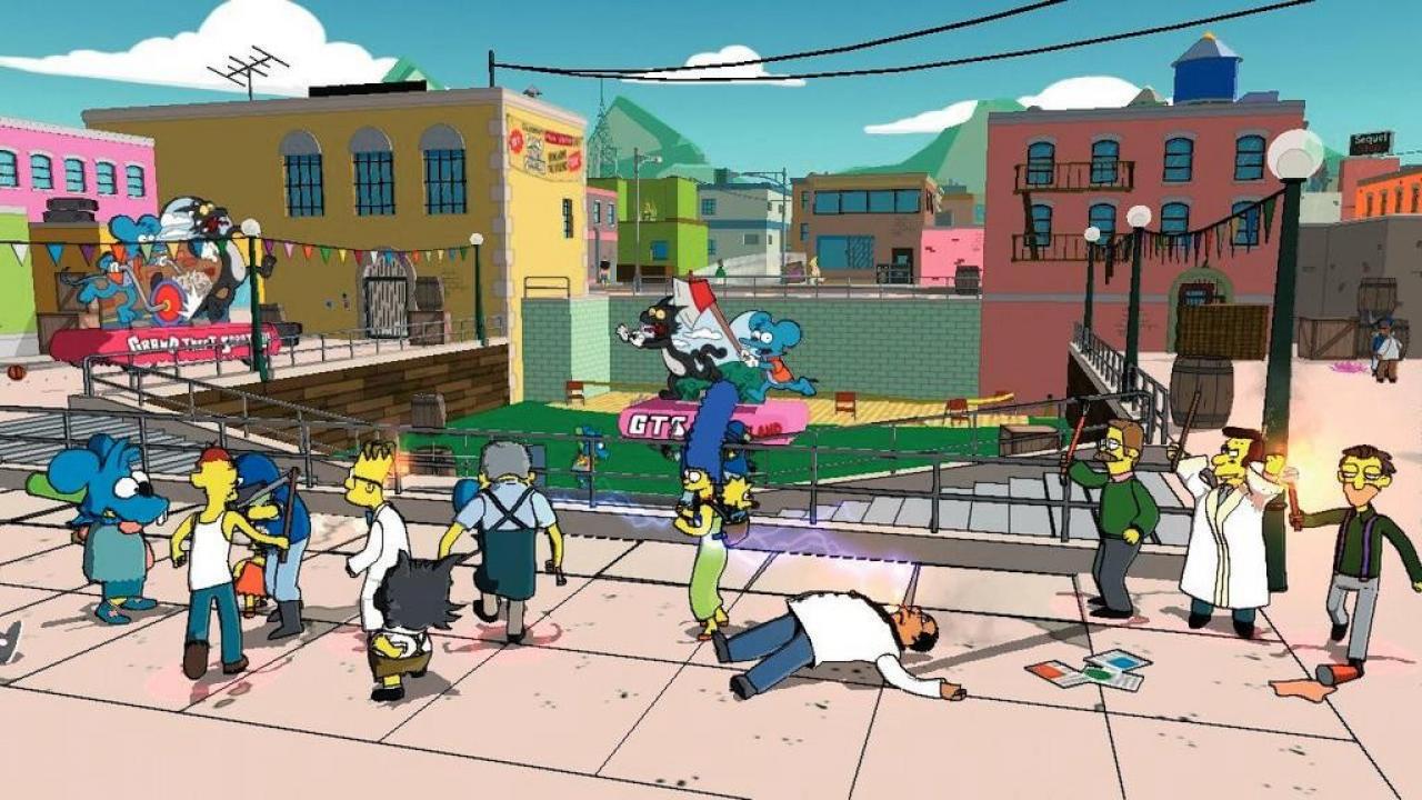 [30/08/2007] Alt und erhaben stehen sie da: Die Simpsons. Und dank der gelben Hautfarbe von Homer und Co. ist es auch nicht mehr weit, bis zur LEGO-Figur.