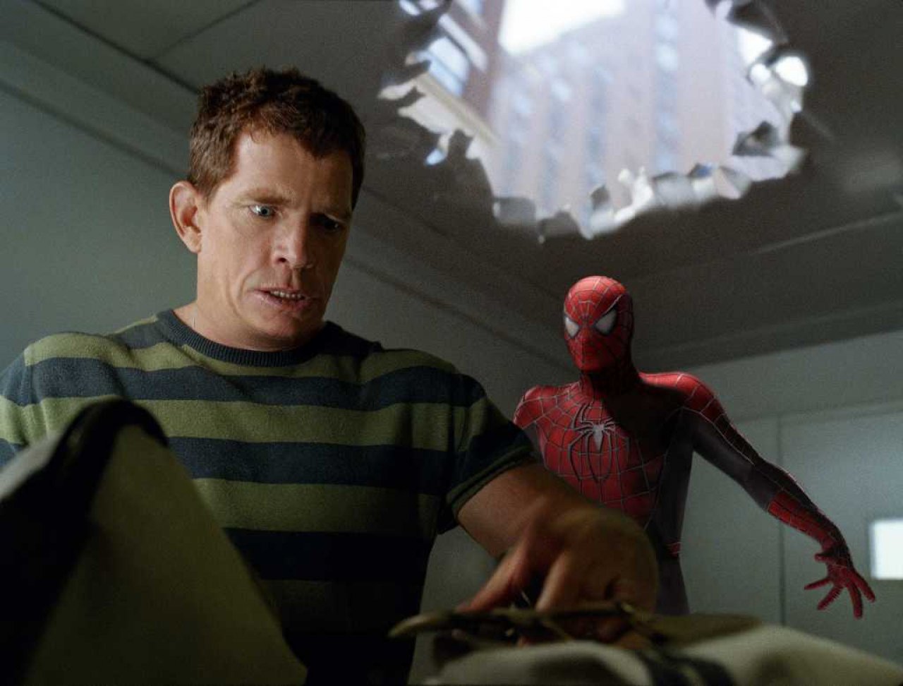 [07/09/2007] Mit dem Sandman (T. Haden Church, li.) hat es Spider-Man mit einem ebenbürtigem Gegner zu tun.