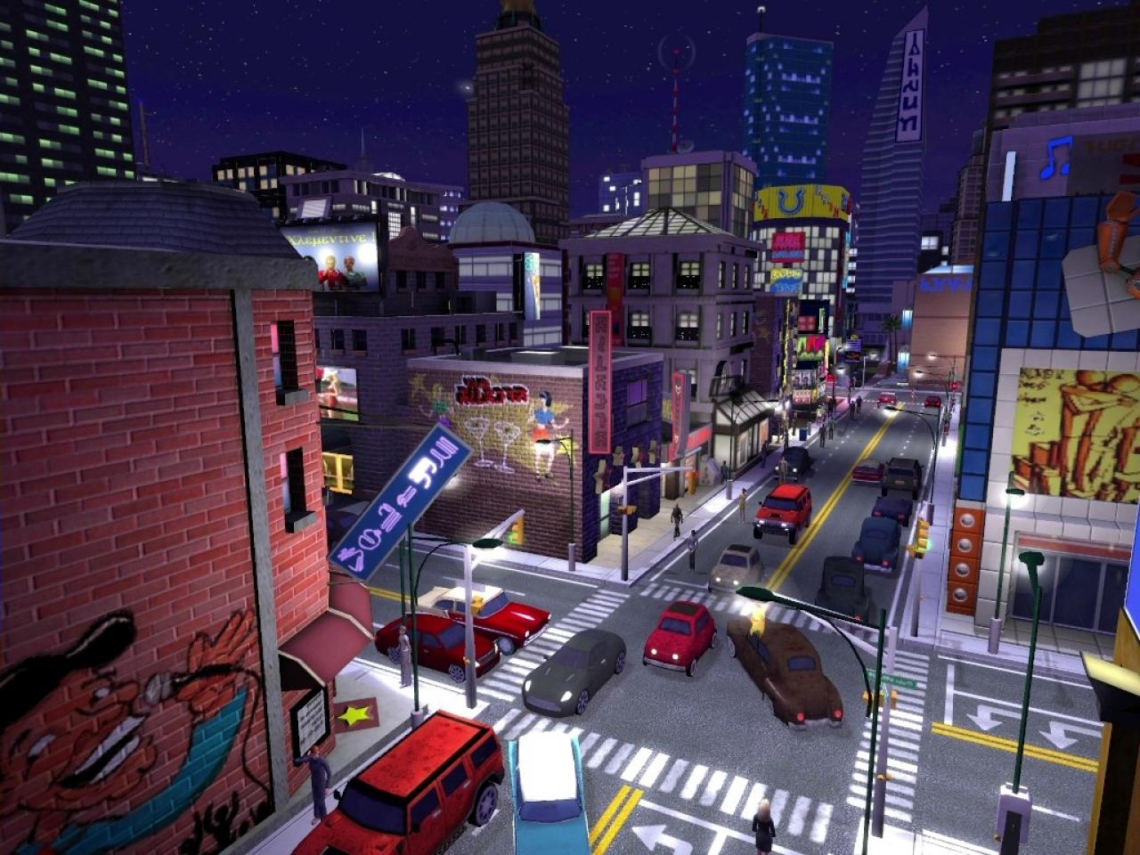 [07/09/2007] Szene aus Sim City Socienties.