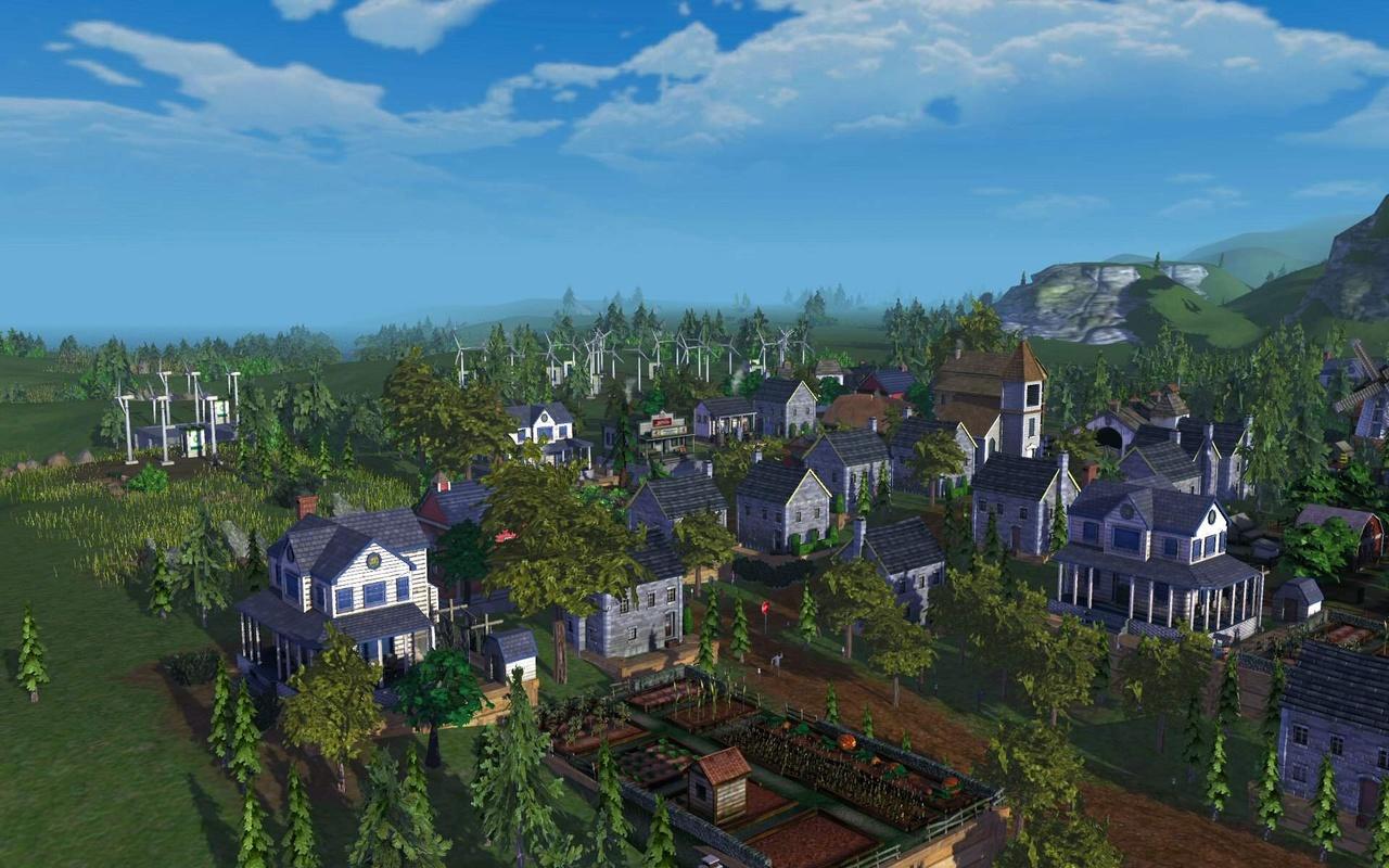 [26/10/2007] Szene aus Sim City Socienties.