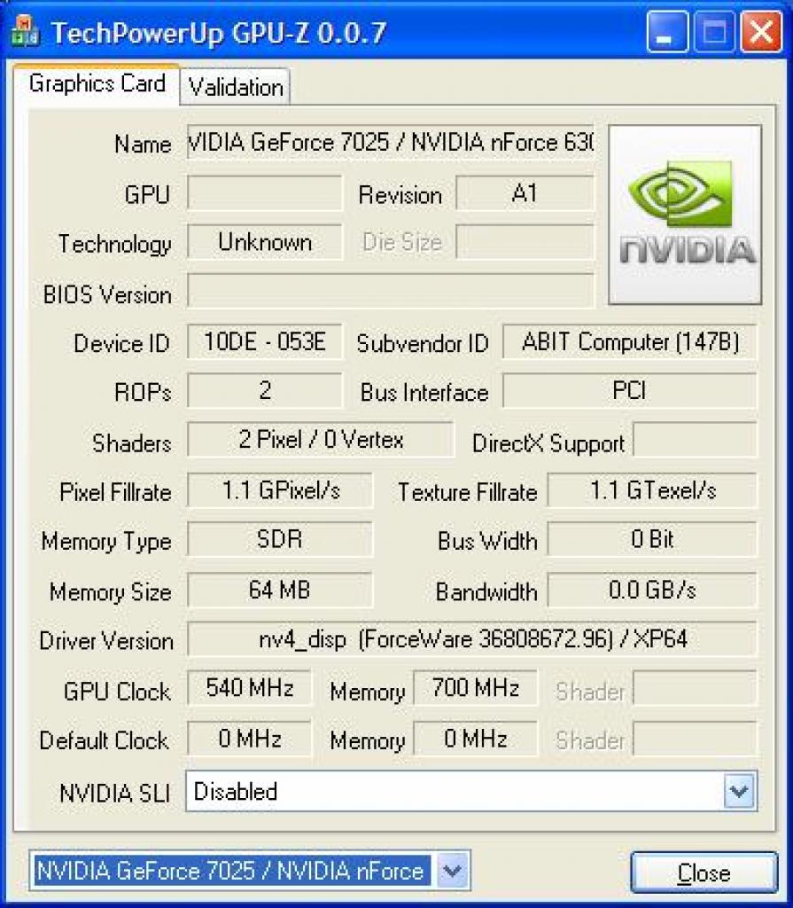 [21/10/2007] GPU-Z: