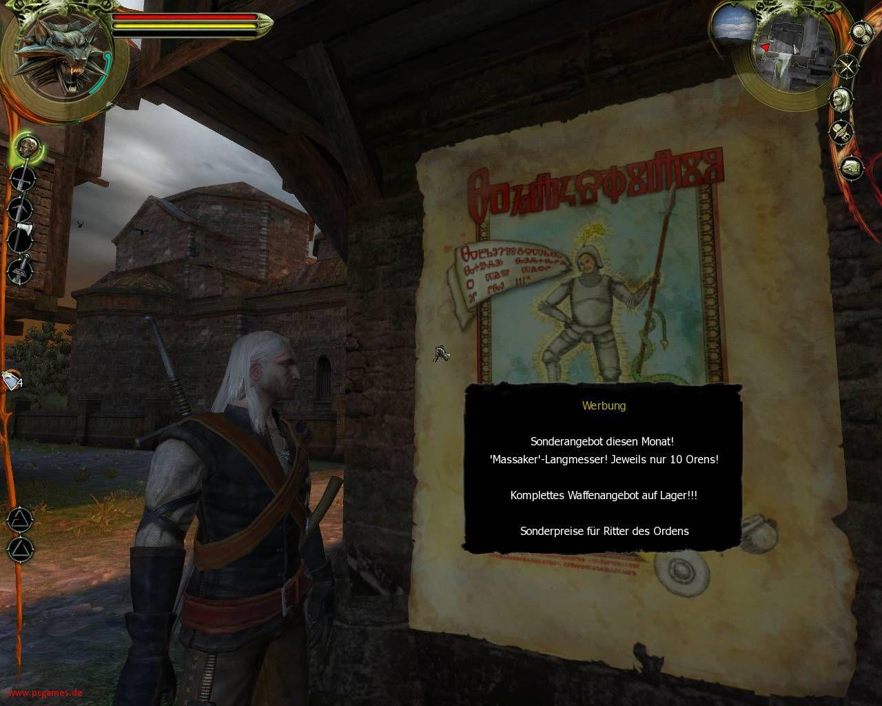 [16/10/2007] The Witcher: Entscheidungen mit nachhaltigen, endgültigen Konsequenzen.