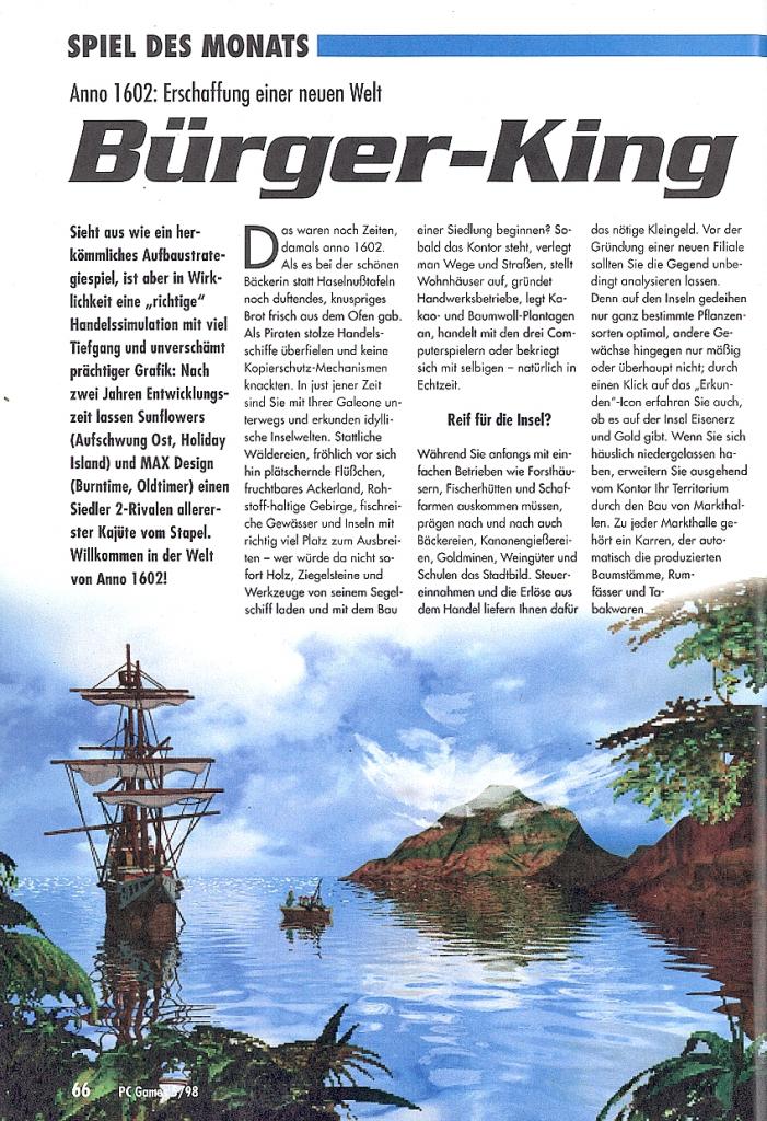 [25/10/2007] Anno 1602 im Klassik-Test (1)