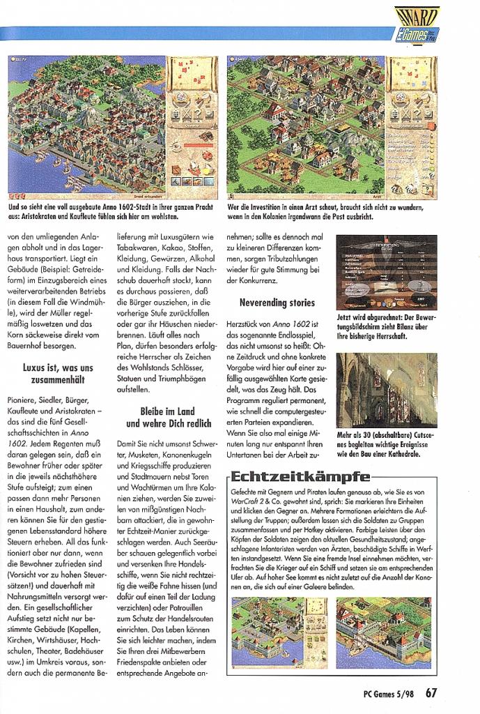 [25/10/2007] Anno 1602 im Klassik-Test (2)