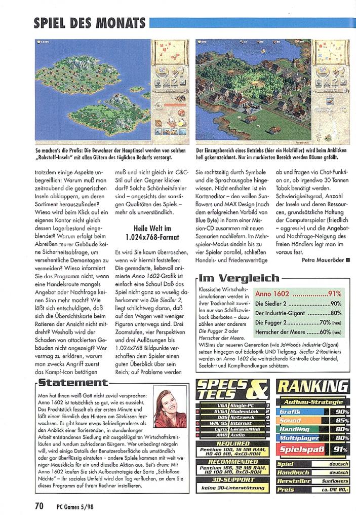 [25/10/2007] Anno 1602 im Klassik-Test (5)